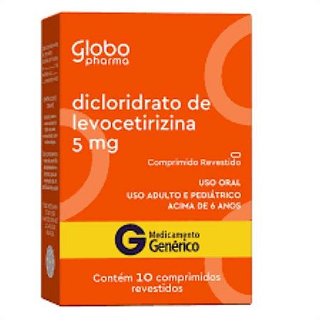 LEVOCETIRIZINA 5MG 1 0CPR GLOBO