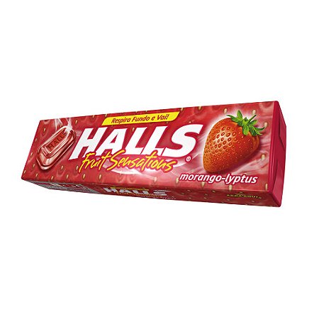 HALLS 10UN MORANGO