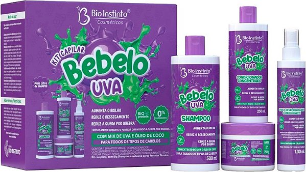 KIT CAPILAR BEBELOO  UVA BIOINSTINTO