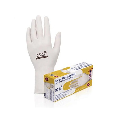 LUVA LATEX VOLK C/10 0 TAM G9