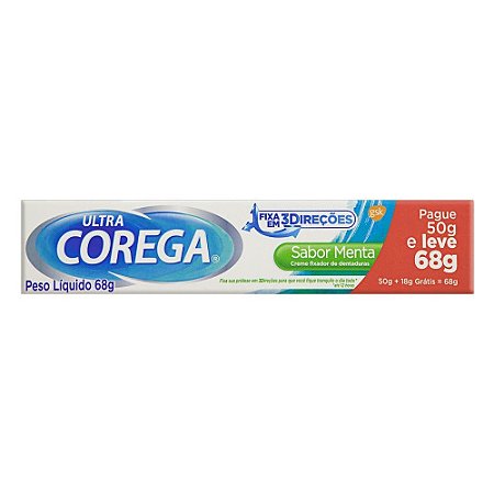 COREGA ULTRA CRE 68G PAG50 MENTA
