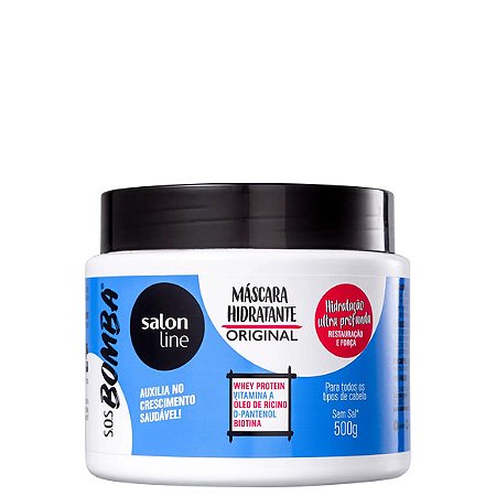 CRC SALON LINE SOS B OMBA 500G HIDRATACAO