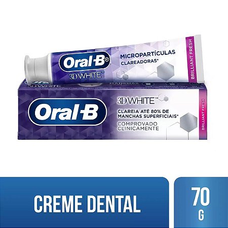 CRDT ORAL-B 3D WHITE  70G BRILLIANT FRES