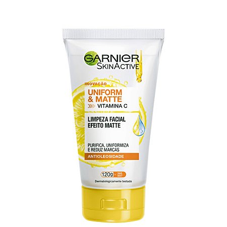 CRM GARNIER LIMPEZA FAC MAT VIT C 120G