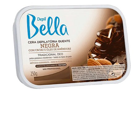 DEPIL BELLA CERA QTE 250G NEGRA