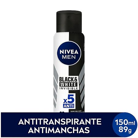 DES NIVEA AERO 150ML M INVISIBLE BLACK WH