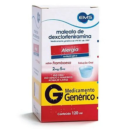 DEXCLORFENIRAMINA G* XPE 0,4MG 120ML