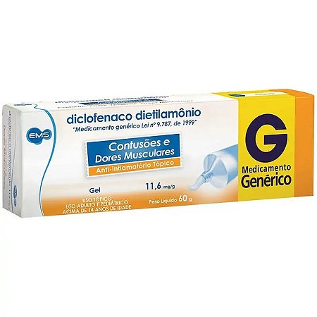 DICLOFENACO DIETILAM G*  CRE 10MG 60G
