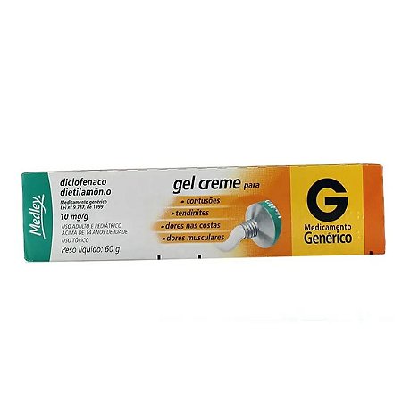 DICLOFENACO DIETILAM G*  CRE 10MG 60G