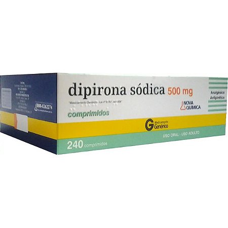 DIPIRONA SODICA G* 500MG 10CPR