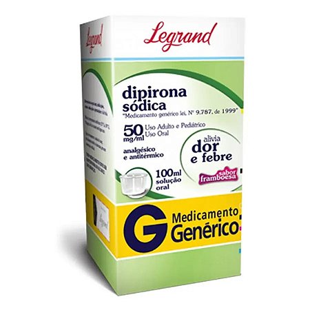 DIPIRONA SODICA G* SOL 50MG 100ML