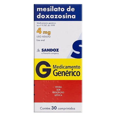 DOXAZOSINA MES G*  4 MG 30CPR