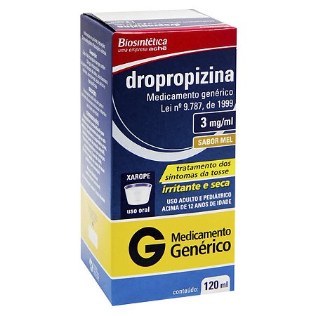 DROPROPIZINA G*  XPE ADU 15MG 120ML