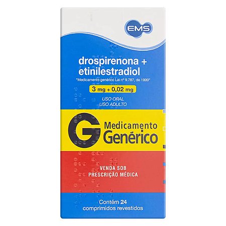 DROSPIRENONA+ETINILE G*  3/0,02MG 24CPR