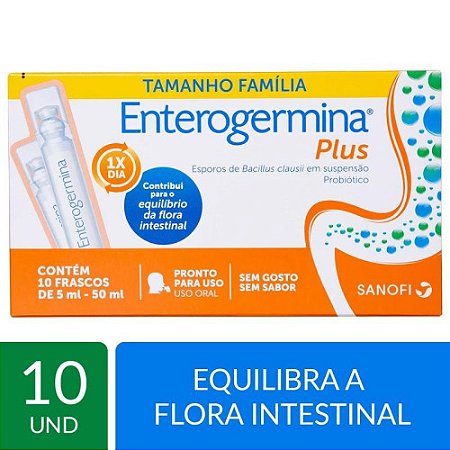 ENTEROGERMINA PLUS 5 ML X 10 FRC-DEMAIS P