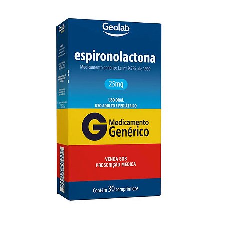 ESPIRONOLACTONA 25MG  C/30COMP/GEO
