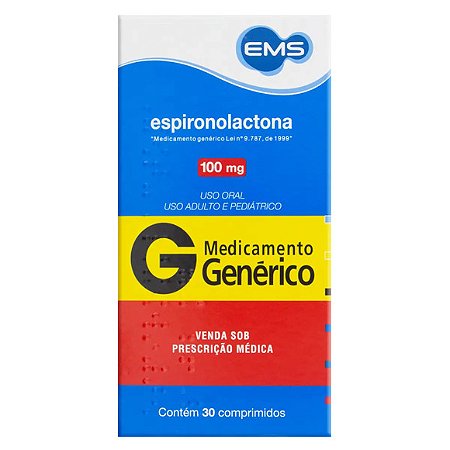 ESPIRONOLACTONA G* 100MG 30CPR