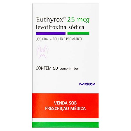 EUTHYROX  25MCG 50CP R