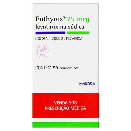 EUTHYROX  75MCG 50CP R