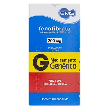 FENOFIBRATO G*  200M G 30CAP
