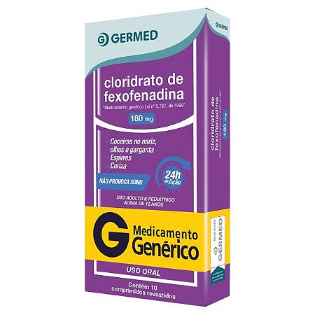 FEXOFENADINA 180MG C /10COMP GMD-GENERICO