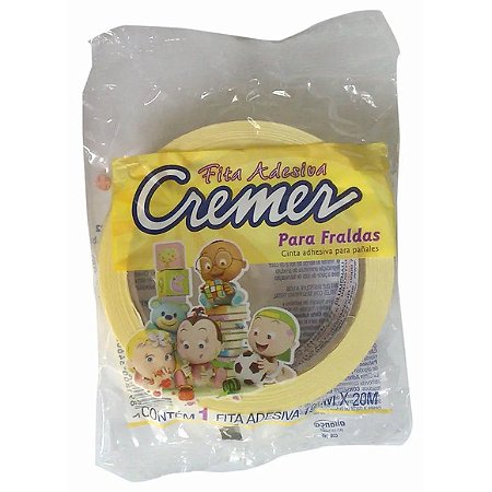 FITA ADESIVA CREMER 20M AMARELA