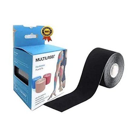 FITA KINESIO MULTILA SER 5CMX5M PRETA HC0
