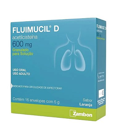 FLUIMUCIL D  600MG 16ENV