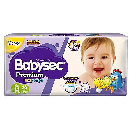FRALDA BABYSEC PREMI UM MEGA G C/26 UND B
