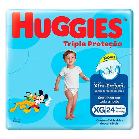 FRALDA HUGGIES 24UN XG