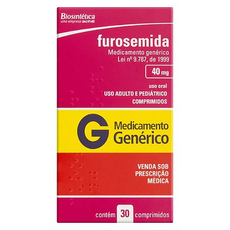 FUROSEMIDA G*  40MG 30CPR
