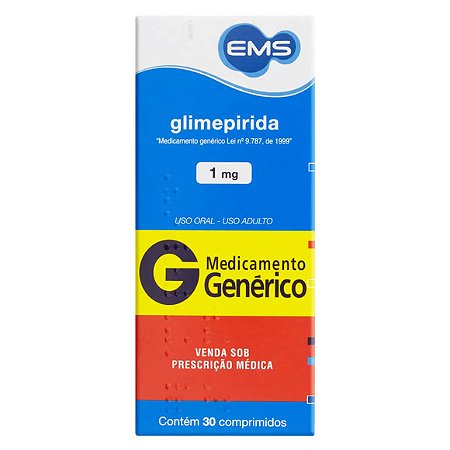 GLIMEPIRIDA G*  1MG  30CPR