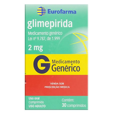 GLIMEPIRIDA G*  2MG 30CPR