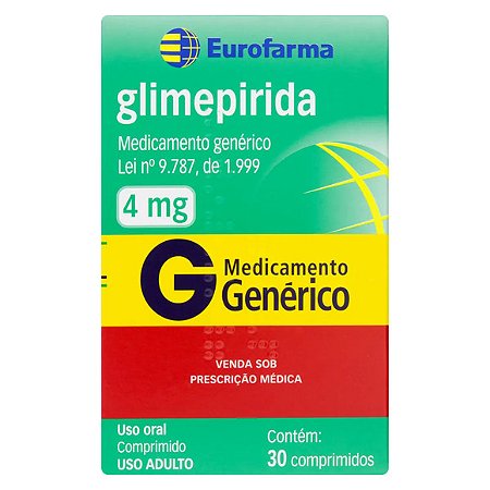 GLIMEPIRIDA G*  4MG 30CPR