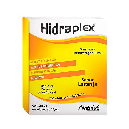 HIDRAPLEX ENV 27,9G LARANJA 4 ENVELOPE