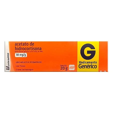 HIDROCORTISONA G*  C RE 10MG 20G