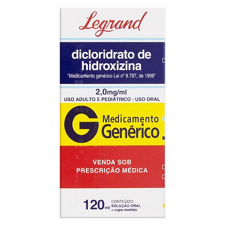HIDROXIZINA CL G*  S OL 2MG 120ML