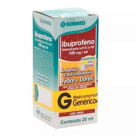 IBUPROFENO G*  GTS 1 00MG 20ML