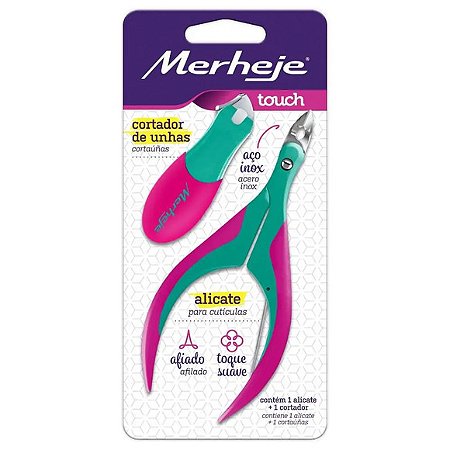 KIT ALICATE + CORTAD OR TOUCH VERDE/PINK