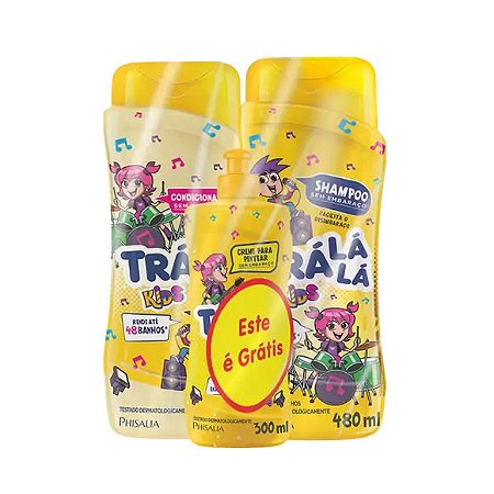 KIT TRALALA KIDS SEM  EMBARACO - SH+COND+