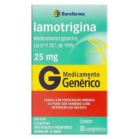 LAMOTRIGINA G*   25M G 30CPR C1