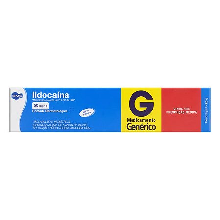 LIDOCAINA CL G*  PDA 50MG 25G LARANJA
