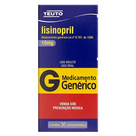 LISINOPRIL G*  10MG 30CPR