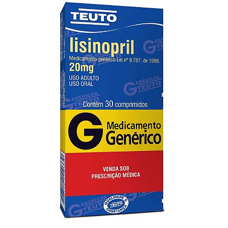 LISINOPRIL G*  20MG 30CPR