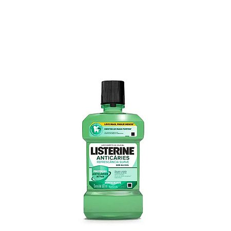 LISTERINE  500ML ANT ICARIES ZERO MENTA