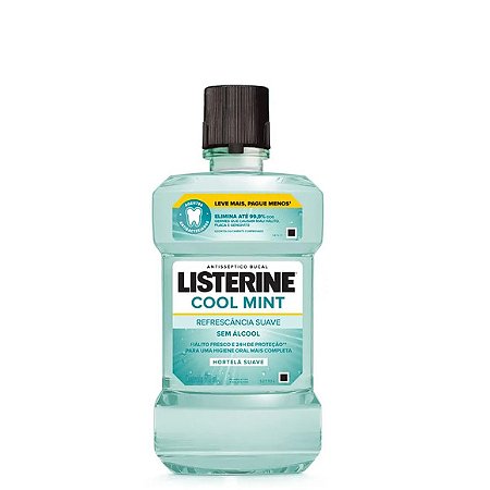 LISTERINE  500ML ZER O MENTA SUAVE