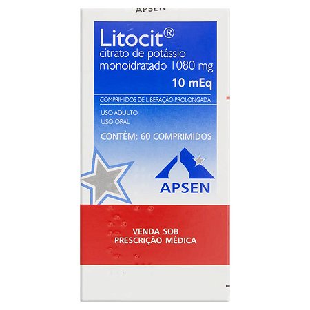 LITOCIT 10MEQ 60CPR