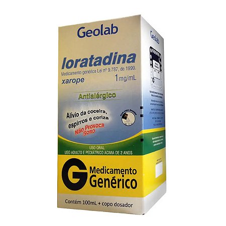 LORATADINA G*  XPE 1 MG 100ML