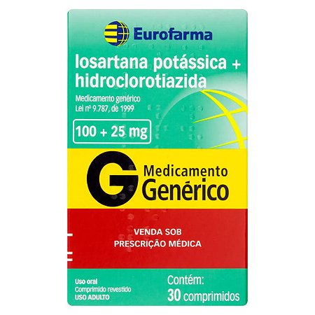 LOSARTANA POT+HCTZ G*  100/25MG 30CPR
