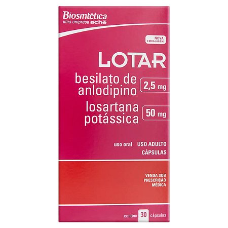 LOTAR 2,5/50MG 30CAP